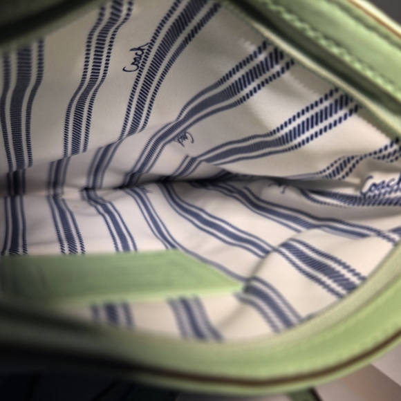 Coach Blue and Green Crossbody Bag - Picture 5 of 5
